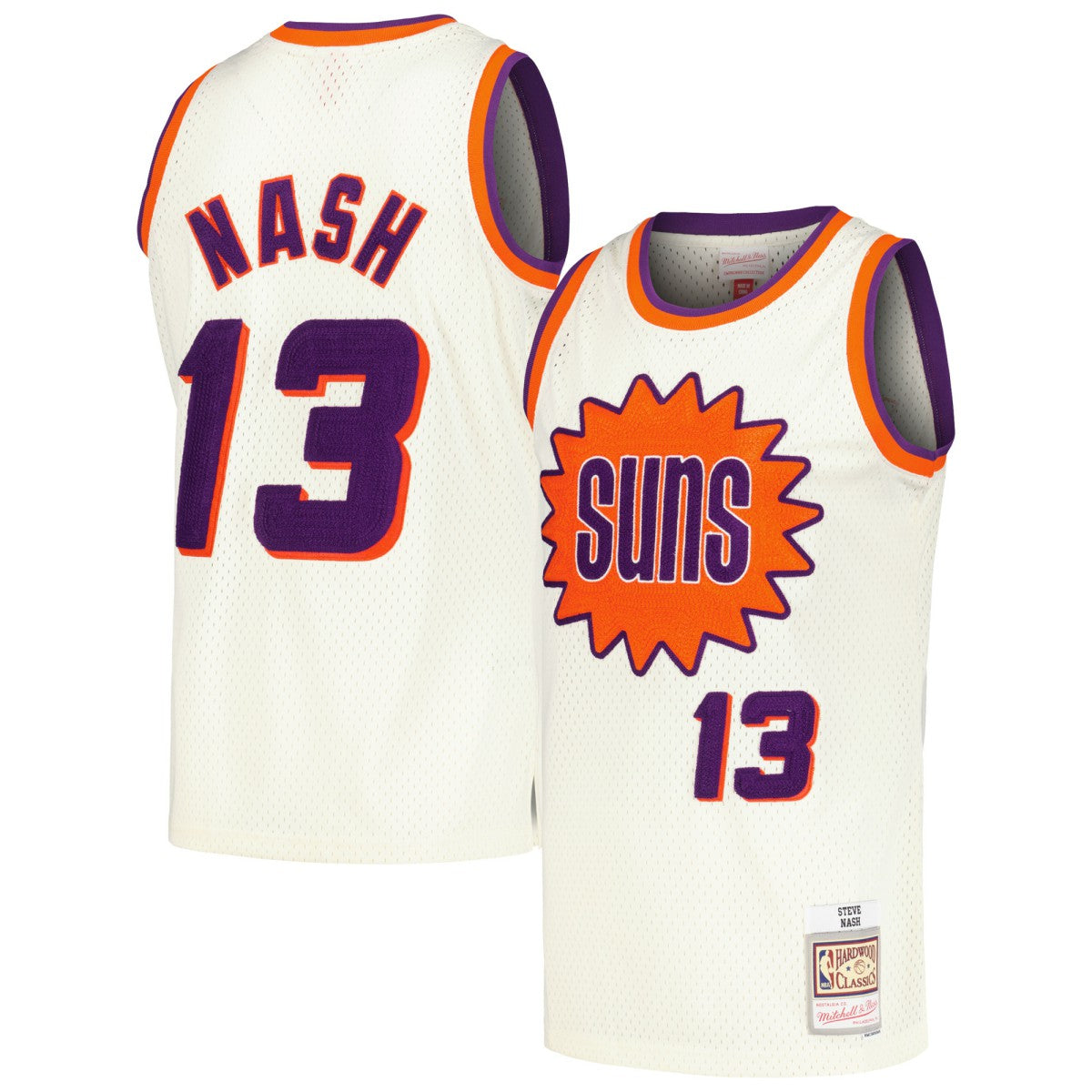 Mitchell & Ness - Steve Nash Phoenix Suns Chainstitch Swingman Jersey - Cream