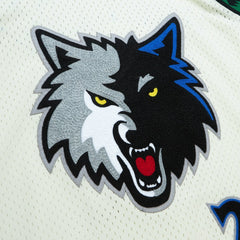 Mitchell & Ness - Kevin Garnett Minnesota Timberwolves Chainstitch Swingman Jersey - Cream