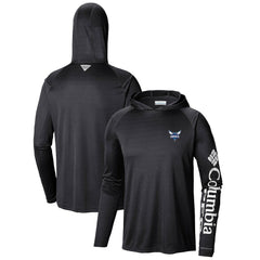 Columbia - Charlotte Hornets Terminal Tackle Long Sleeve Hoodie T-Shirt - Black