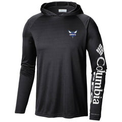 Columbia - Charlotte Hornets Terminal Tackle Long Sleeve Hoodie T-Shirt - Black