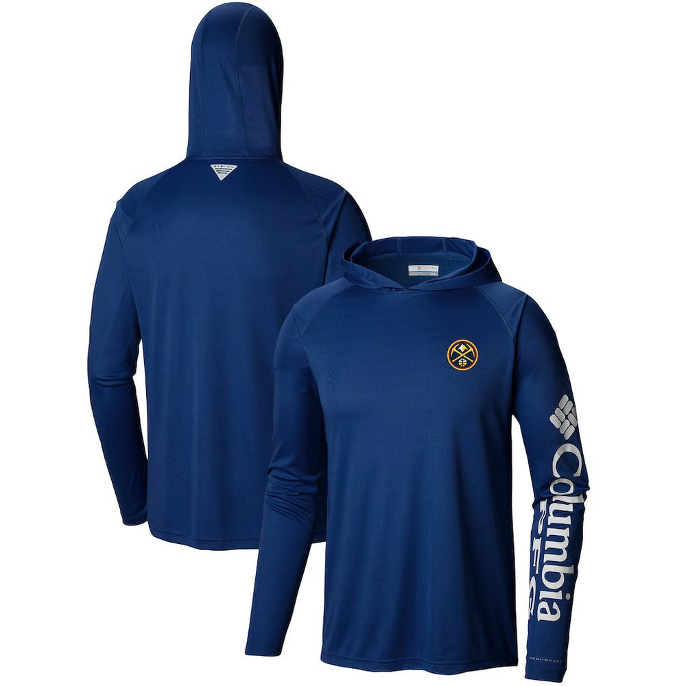 Columbia - Denver Nuggets Terminal Tackle Long Sleeve Hoodie T-Shirt - Navy