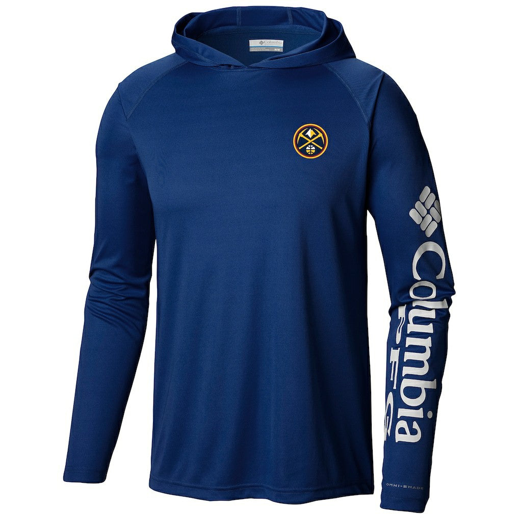 Columbia - Denver Nuggets Terminal Tackle Long Sleeve Hoodie T-Shirt - Navy