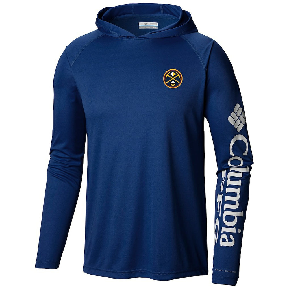 Columbia - Denver Nuggets Terminal Tackle Long Sleeve Hoodie T-Shirt - Navy