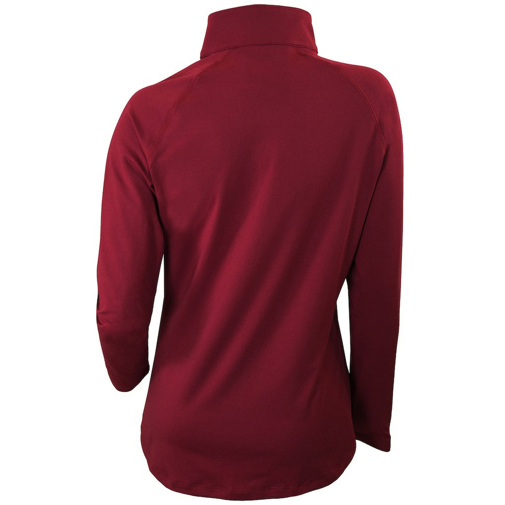 Columbia - Cleveland Cavaliers Women's Omni-Wick Outward Nine Quarter-Zip Pullover Top - Burgundy