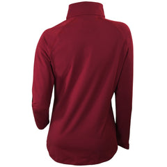 Columbia - Cleveland Cavaliers Women's Omni-Wick Outward Nine Quarter-Zip Pullover Top - Burgundy