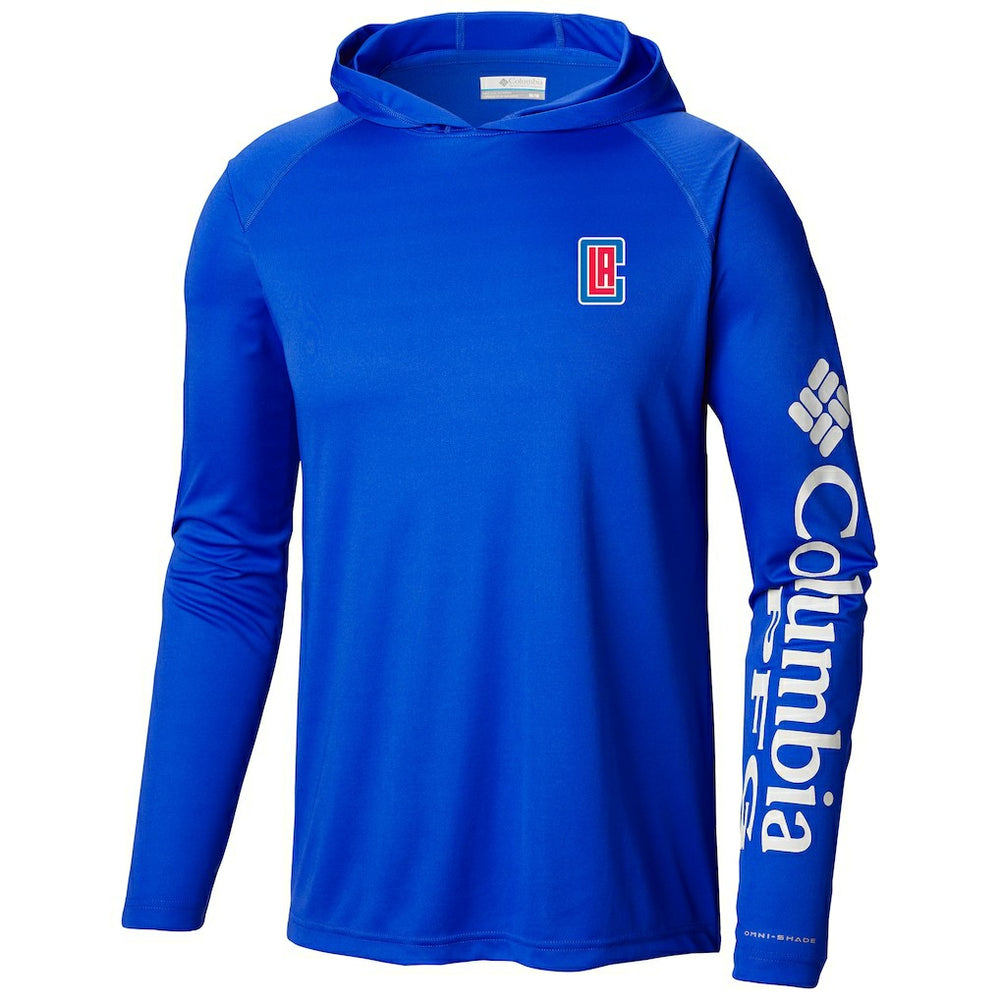 Columbia - LA Clippers Terminal Tackle Long Sleeve Hoodie T-Shirt - Blue