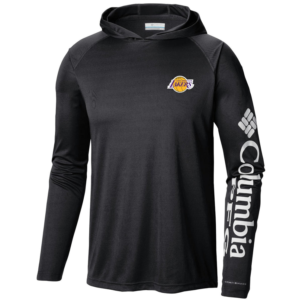 Columbia - Los Angeles Lakers Terminal Tackle Long Sleeve Hoodie T-Shirt - Black