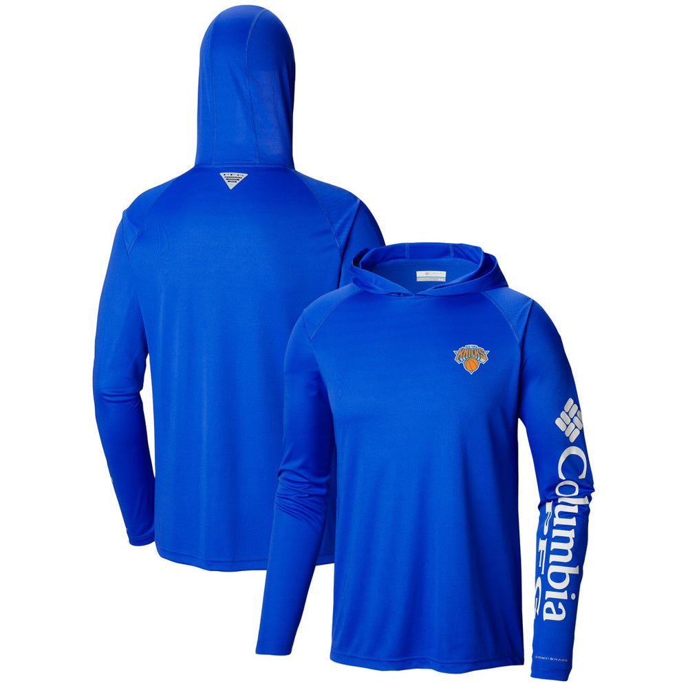 Columbia - New York Knicks Terminal Tackle Long Sleeve Hoodie T-Shirt - Blue
