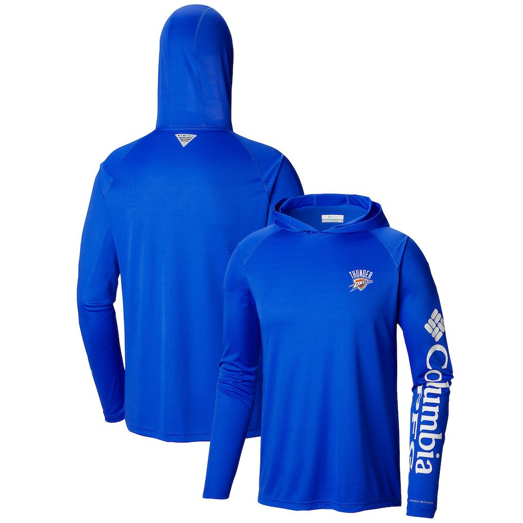 Columbia - Oklahoma City Thunder Terminal Tackle Long Sleeve Hoodie T-Shirt - Blue