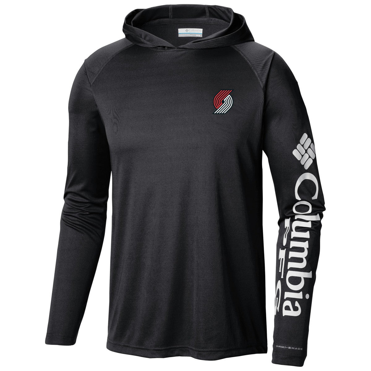 Columbia - Portland Trail Blazers Terminal Tackle Long Sleeve Hoodie T-Shirt - Black