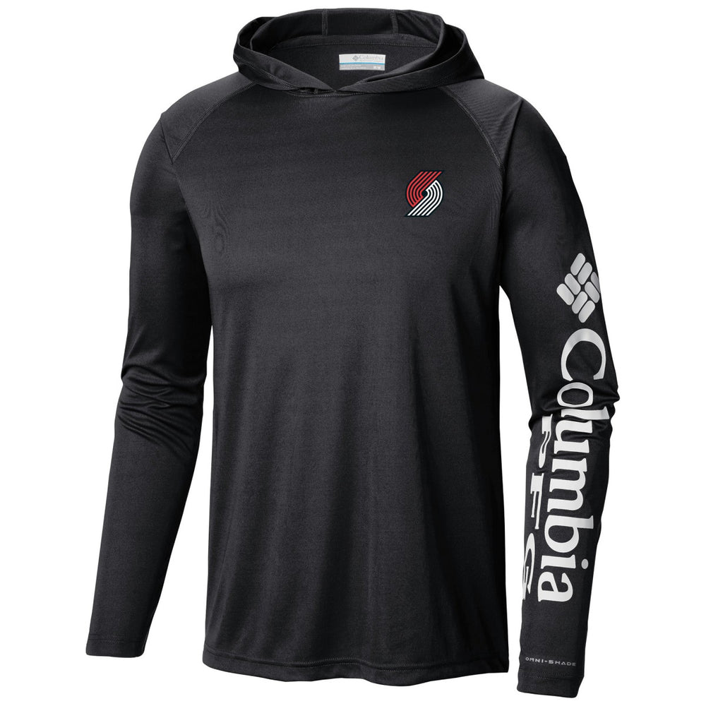 Columbia - Portland Trail Blazers Terminal Tackle Long Sleeve Hoodie T-Shirt - Black