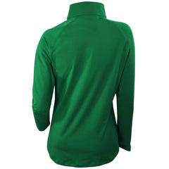 Columbia - Milwaukee Bucks Women's Omni-Wick Outward Nine Quarter-Zip Pullover Top - Forest Green