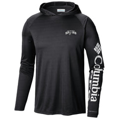 Columbia - San Antonio Spurs Terminal Tackle Long Sleeve Hoodie T-Shirt - Black