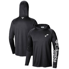 Columbia - Utah Jazz Terminal Tackle Long Sleeve Hoodie T-Shirt - Black