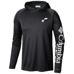 Columbia - Utah Jazz Terminal Tackle Long Sleeve Hoodie T-Shirt - Black