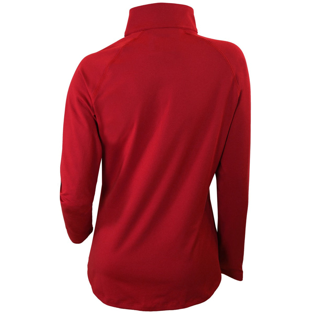 Columbia - New Orleans Pelicans Women's Omni-Wick Outward Nine Quarter-Zip Pullover Top - Red