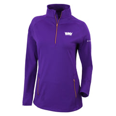 Columbia - Sacramento Kings Women's Omni-Wick Outward Nine Quarter-Zip Pullover Top - Purple
