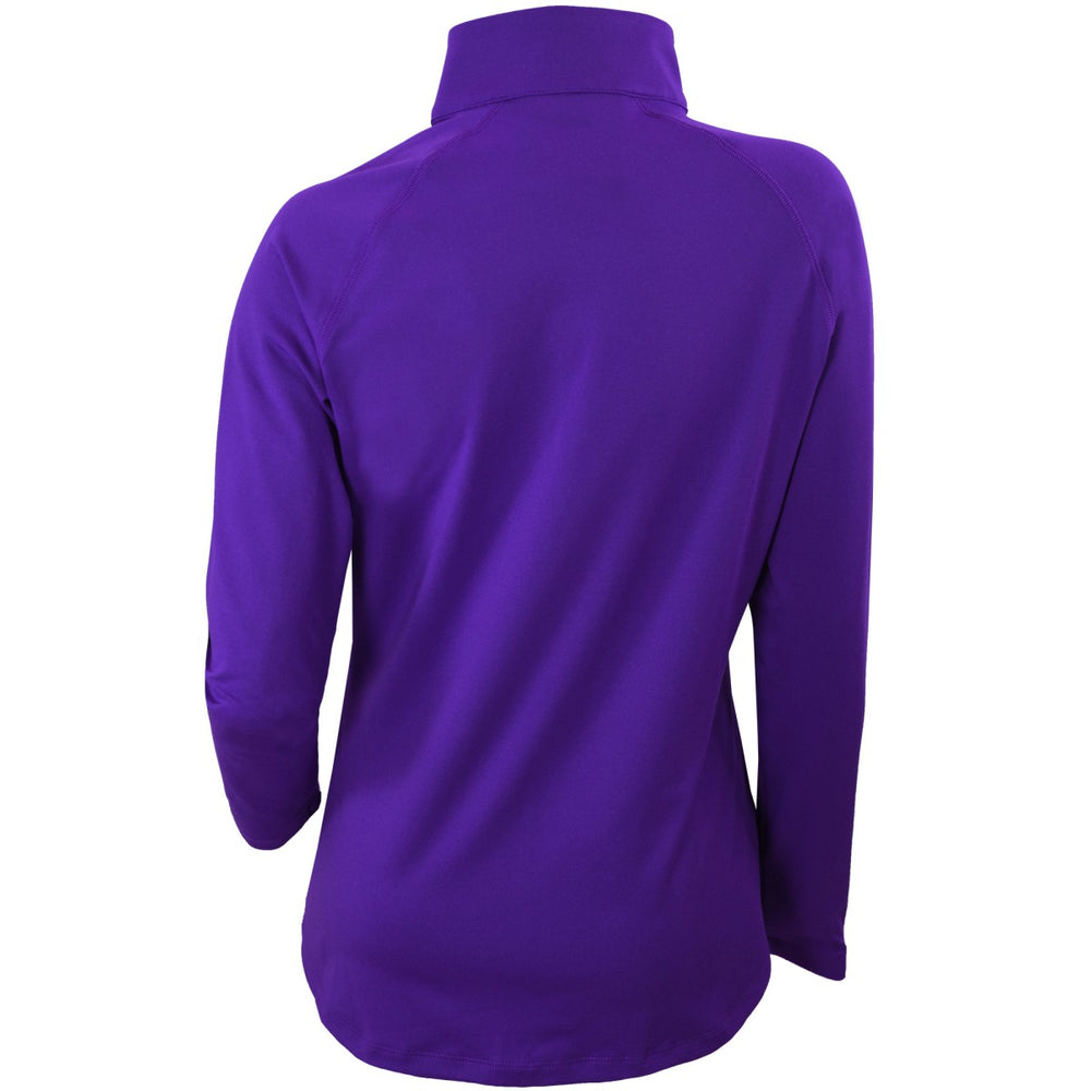 Columbia - Sacramento Kings Women's Omni-Wick Outward Nine Quarter-Zip Pullover Top - Purple