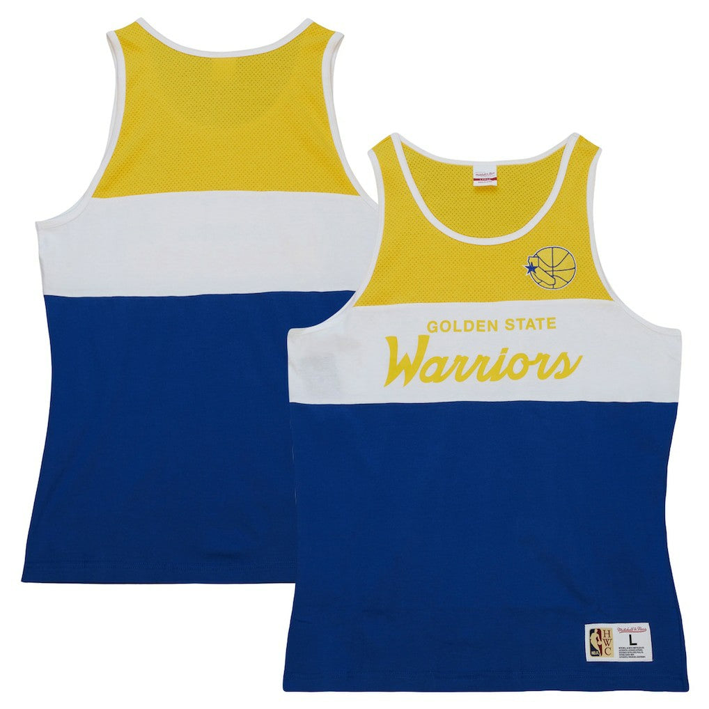 Mitchell & Ness - Golden State Warriors Special Script Tank Top - Royal
