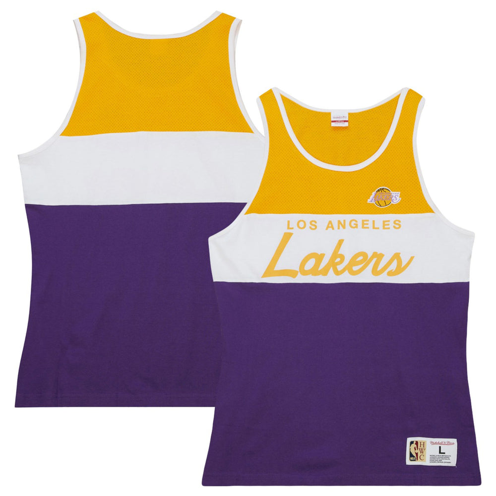 Mitchell & Ness - Los Angeles Lakers Special Script Tank Top - Purple