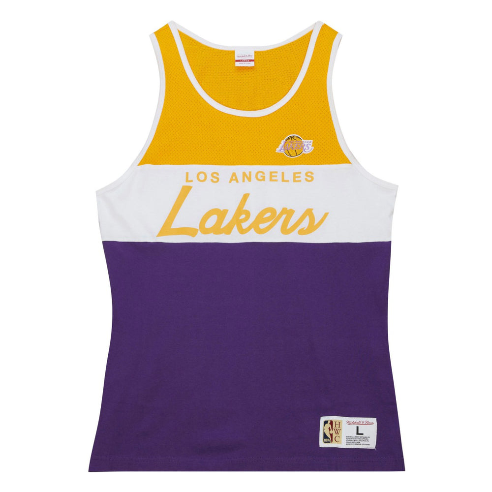 Mitchell & Ness - Los Angeles Lakers Special Script Tank Top - Purple