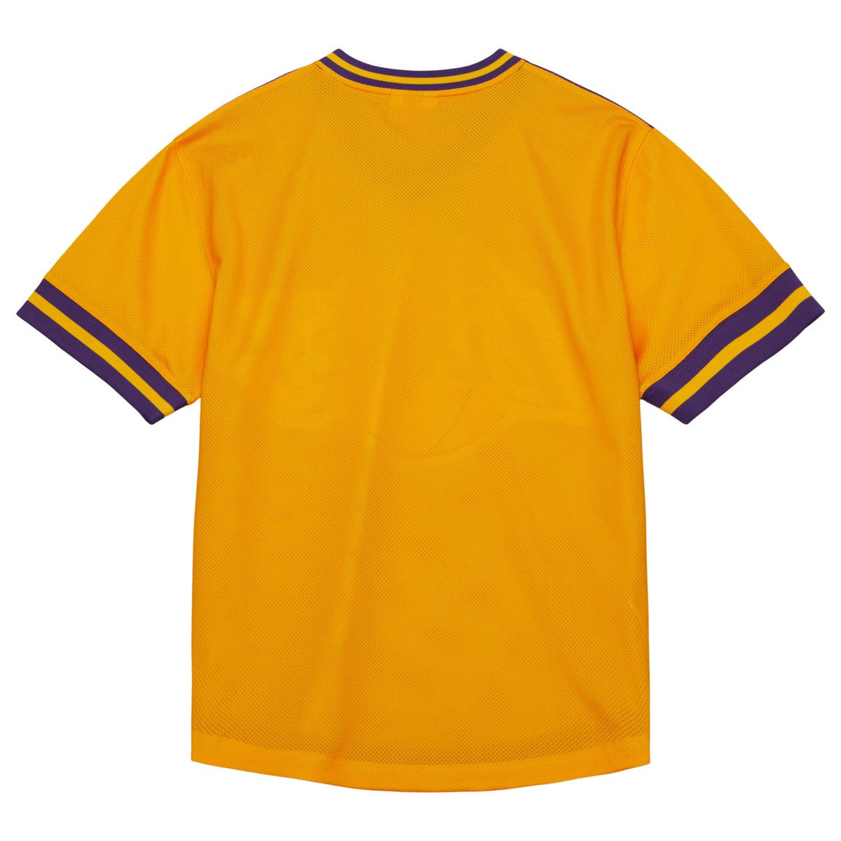 Mitchell & Ness - Los Angeles Lakers Jumbotron 3.0 Mesh V-Neck T-Shirt - Purple