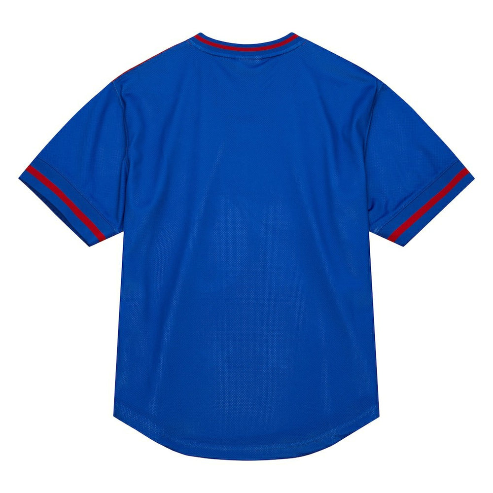 Mitchell & Ness - Philadelphia 76ers Jumbotron 3.0 Mesh V-Neck T-Shirt - Red