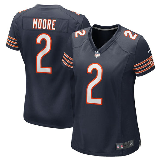 D.J. Moore Chicago Bears Women's Player Jersey - Navy | NFL Jerseys