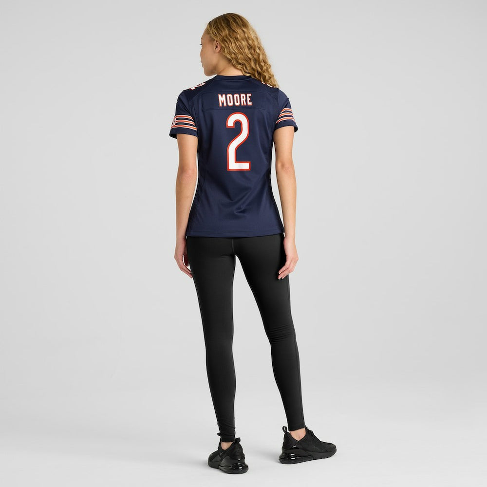 D.J. Moore Chicago Bears Women's Player Jersey Navy - Nike