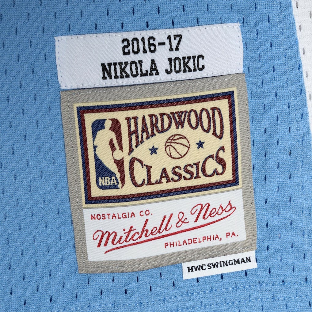 Mitchell & Ness - Nikola Jokic Denver Nuggets 2016/17 Swingman Jersey - Light Blue