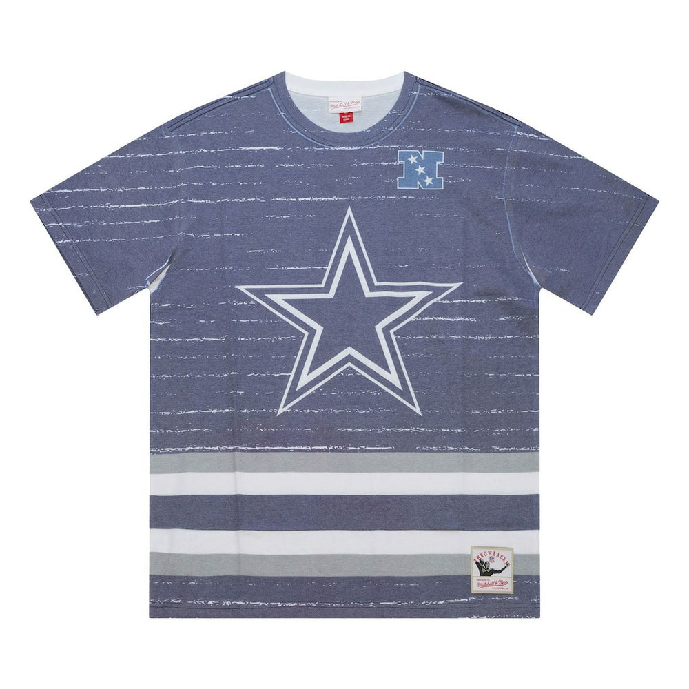 Dallas Cowboys Jumbotron 3.0 T-Shirt Navy - Mitchell & Ness