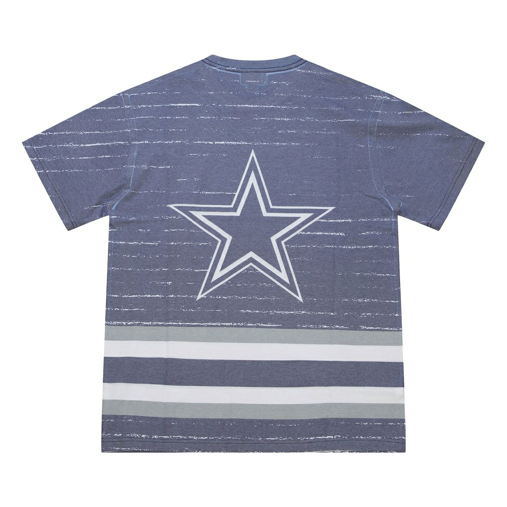 Dallas Cowboys Jumbotron 3.0 T-Shirt Navy - Mitchell & Ness