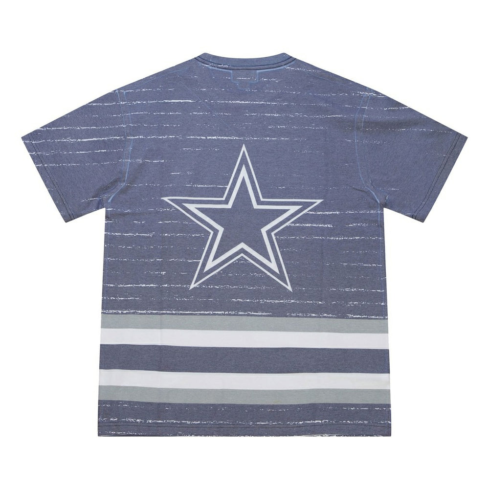 Dallas Cowboys Jumbotron 3.0 T-Shirt Navy - Mitchell & Ness