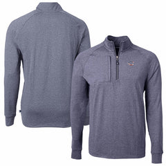 Cincinnati Reds Cutter & Buck Americana Logo Big & Tall Adapt Eco Knit Stretch Recycled Quarter-Zip Pullover Top Sale