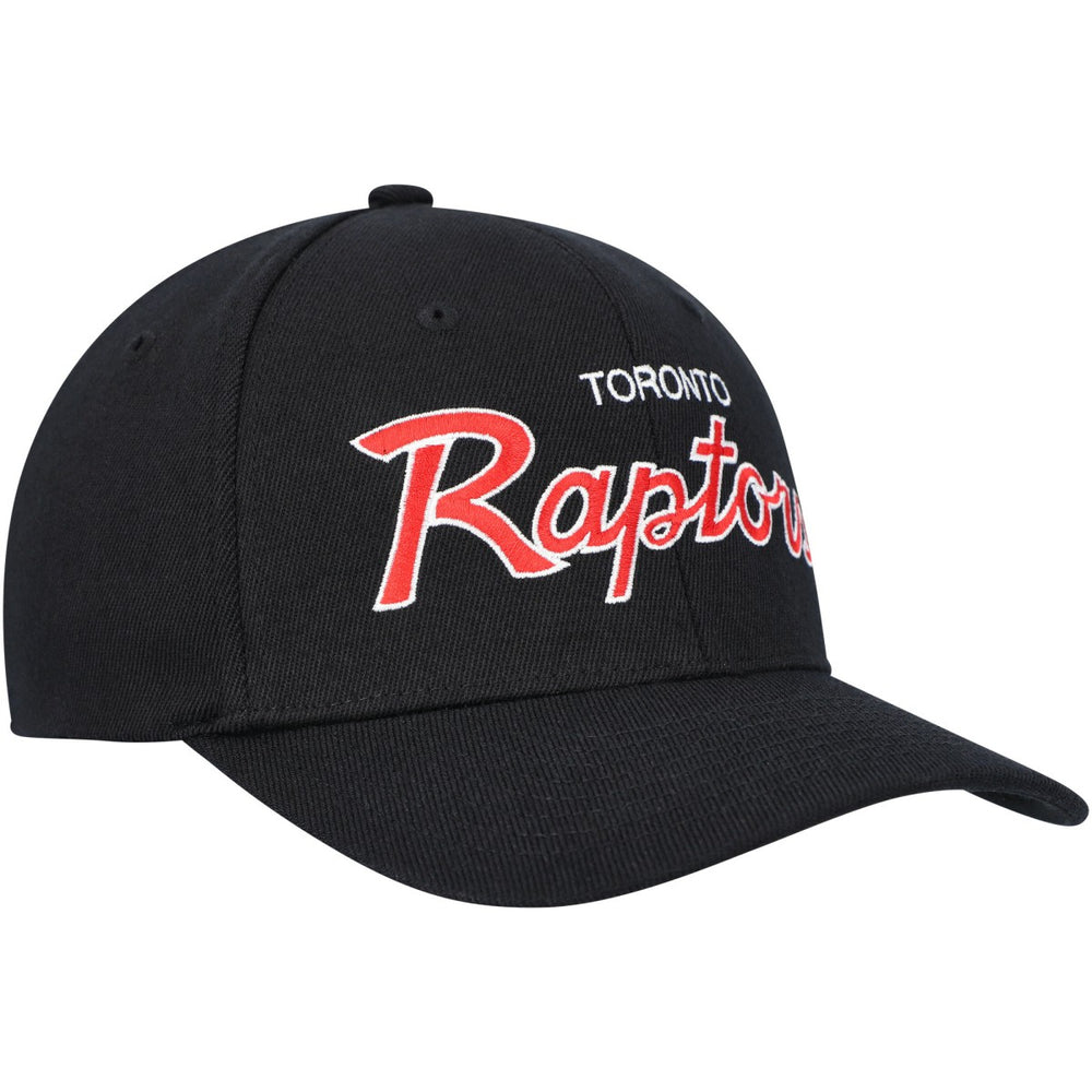 Mitchell & Ness - Toronto Raptors MVP Team Script 2.0 Stretch Snapback Hat - Black