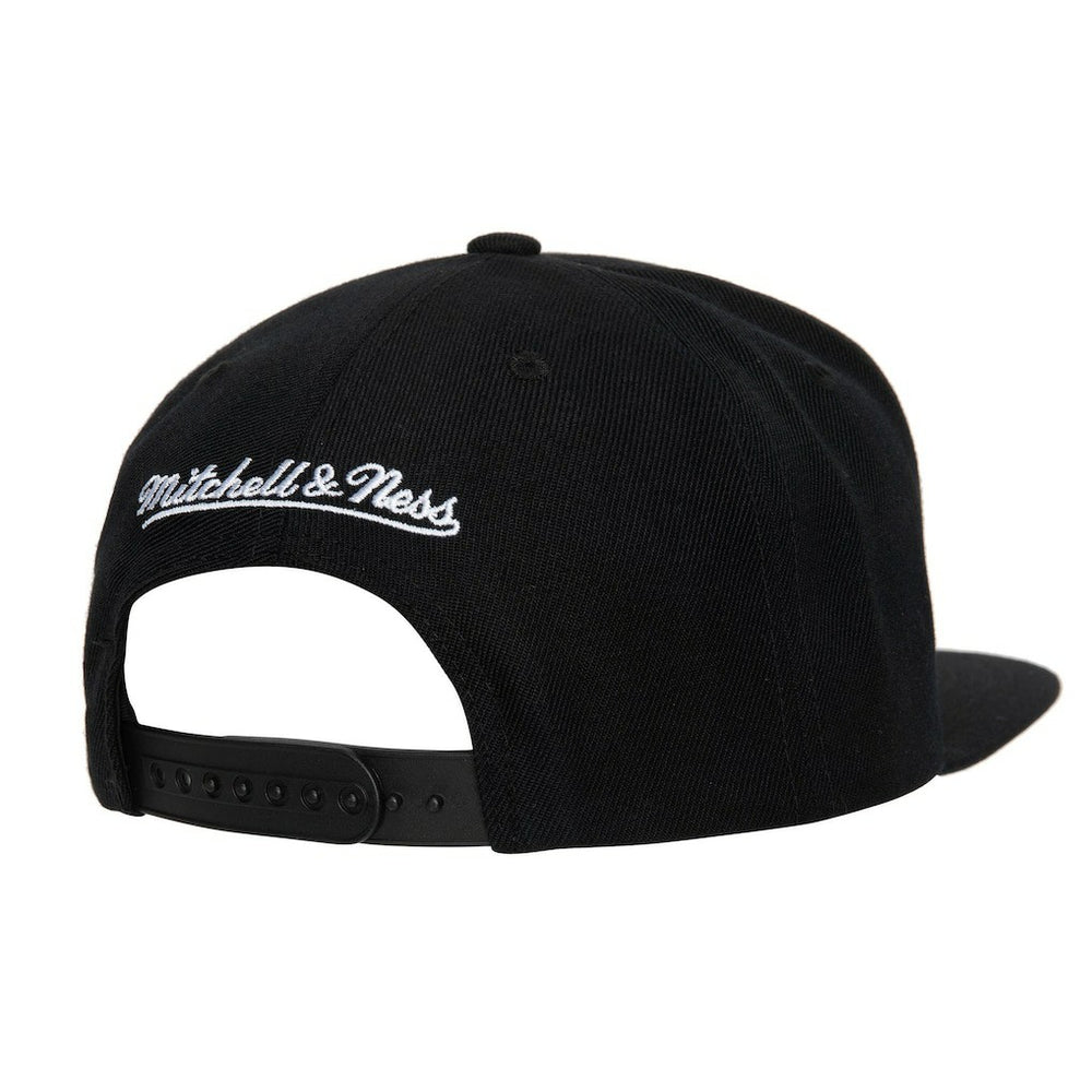Mitchell & Ness - Golden State Warriors Hardwood Classics MVP Team Script 2.0 Snapback Hat - Black