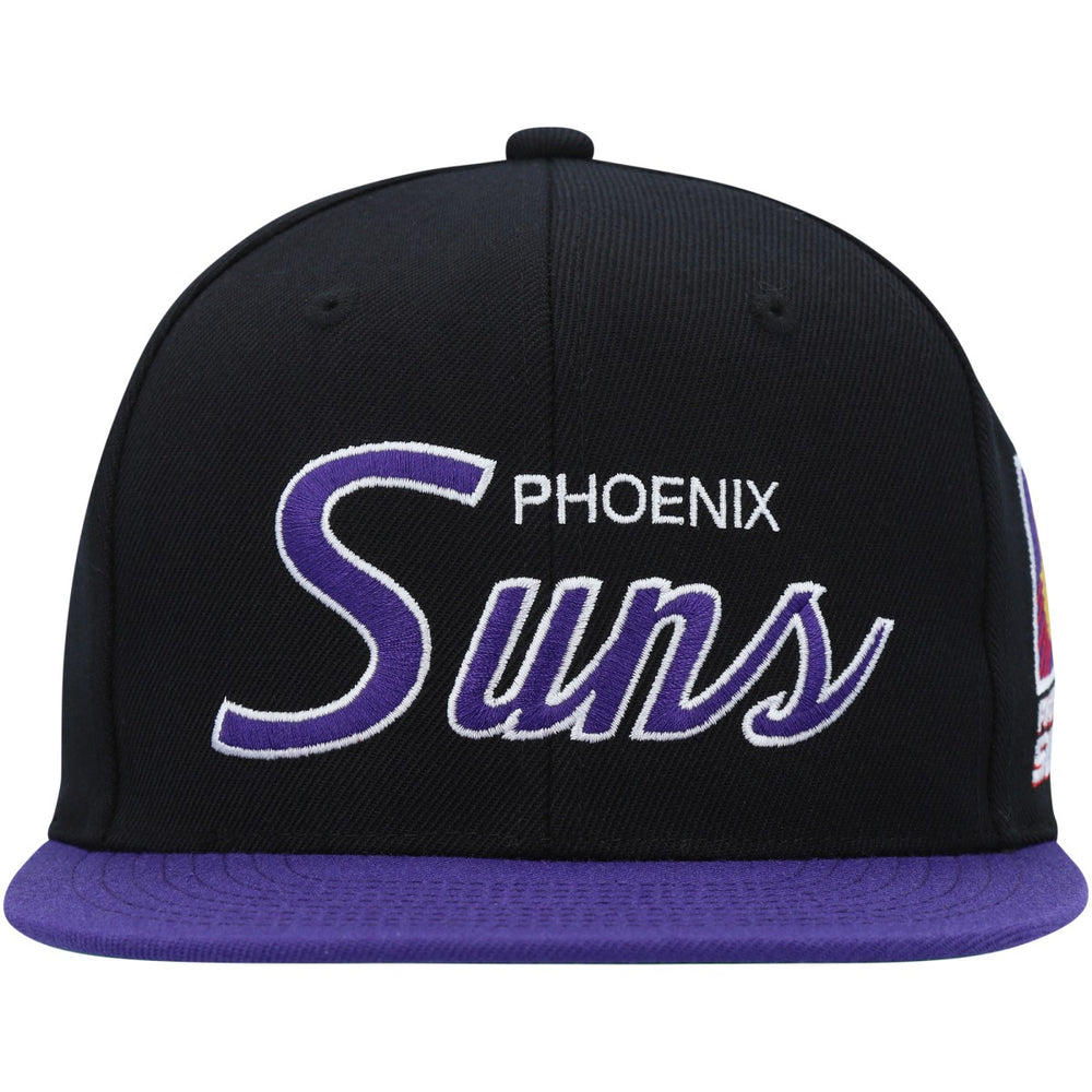 Mitchell & Ness - Phoenix Suns Hardwood Classics MVP Team Script 2.0 Snapback Hat - Black