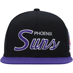 Mitchell & Ness - Phoenix Suns Hardwood Classics MVP Team Script 2.0 Snapback Hat - Black