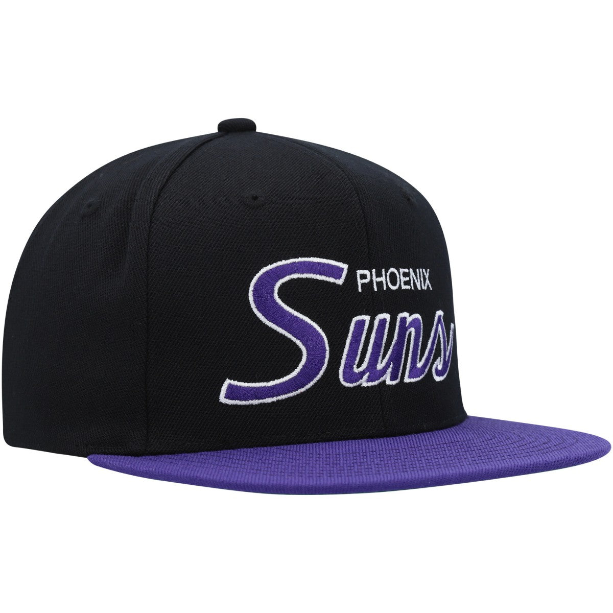 Mitchell & Ness - Phoenix Suns Hardwood Classics MVP Team Script 2.0 Snapback Hat - Black