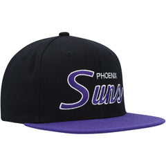 Mitchell & Ness - Phoenix Suns Hardwood Classics MVP Team Script 2.0 Snapback Hat - Black