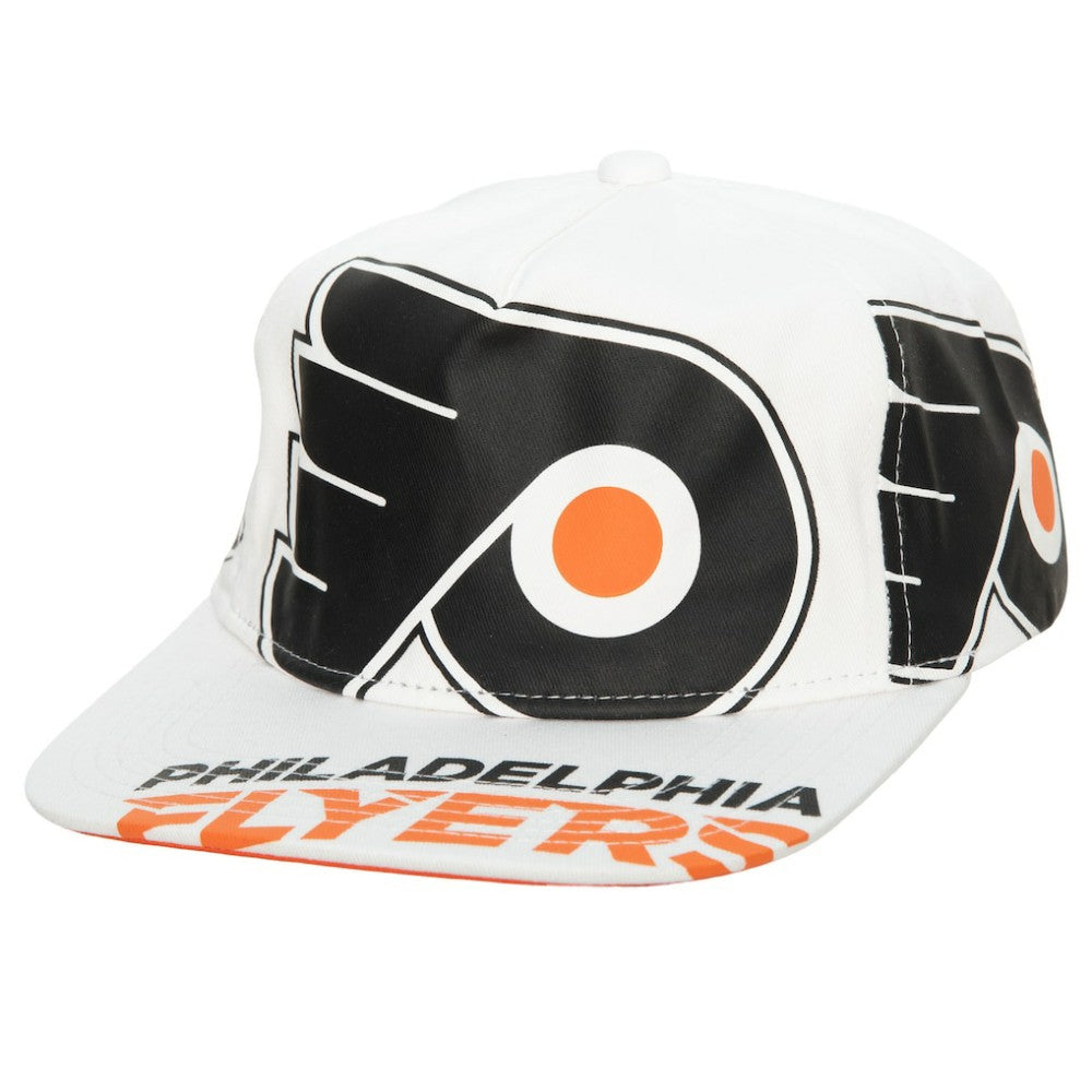Philadelphia Flyers - Mitchell & Ness In Your Face Deadstock Snapback Hat White