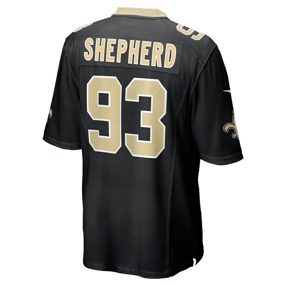 Nathan Shepherd New Orleans Saints Game Jersey Black - Nike