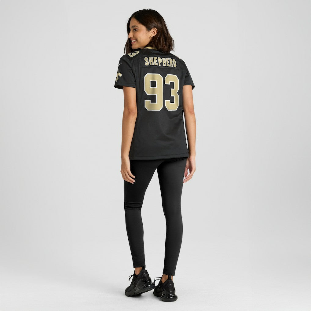 Nathan Shepherd New Orleans Saints Women's Game Jersey Black - Nike