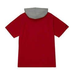 Kansas City Chiefs Postgame Short Sleeve Hoodie Red - Mitchell & Ness