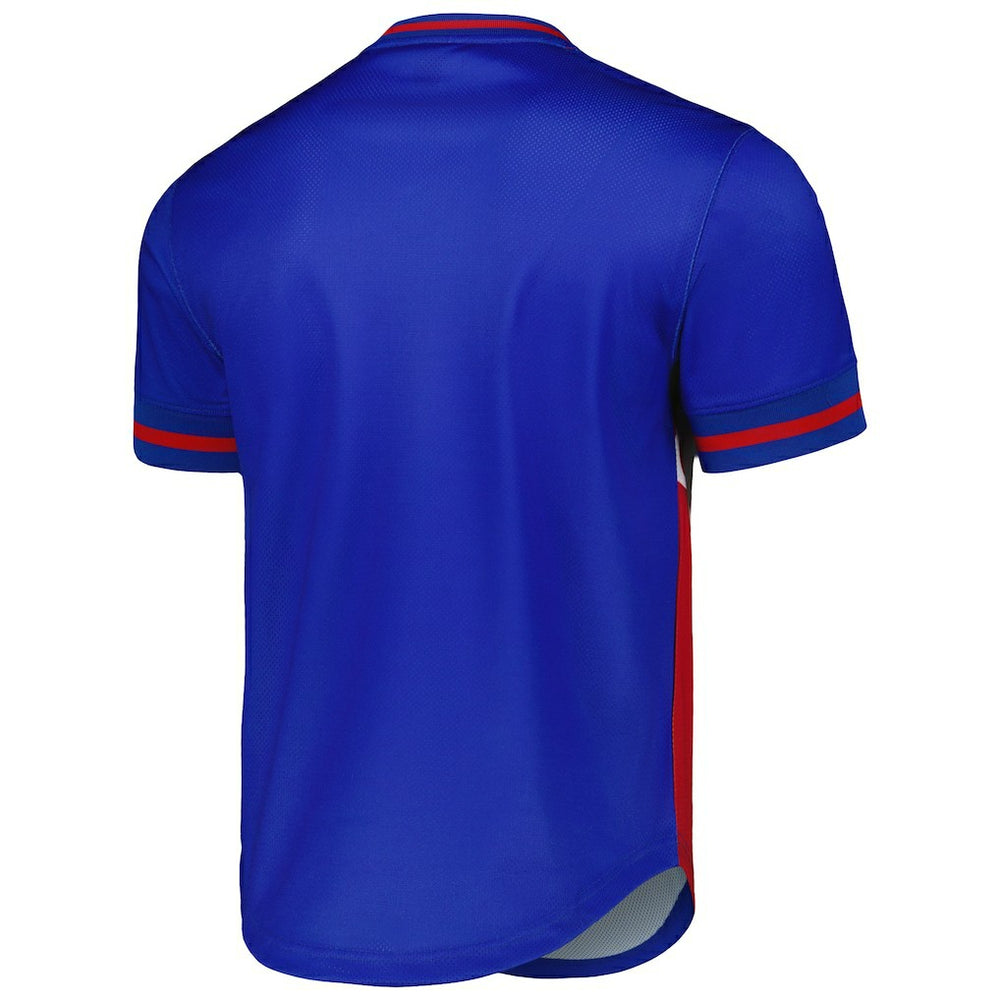 Buffalo Bills Jumbotron 3.0 Mesh V-Neck T-Shirt Royal - Mitchell & Ness