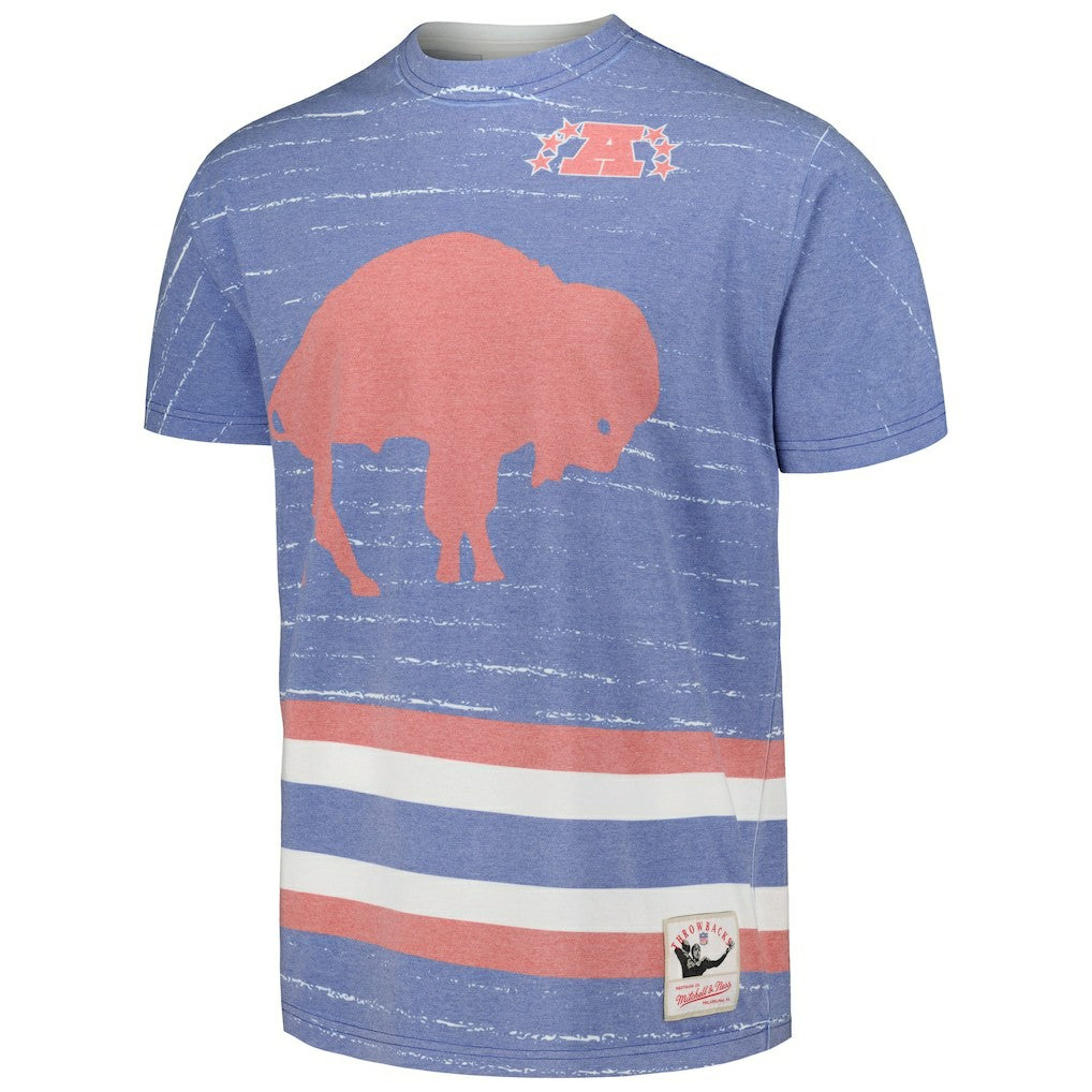 Buffalo Bills Jumbotron 3.0 T-Shirt Royal - Mitchell & Ness