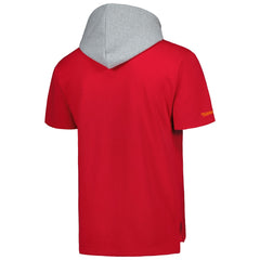 Tampa Bay Buccaneers Postgame Short Sleeve Hoodie Red - Mitchell & Ness