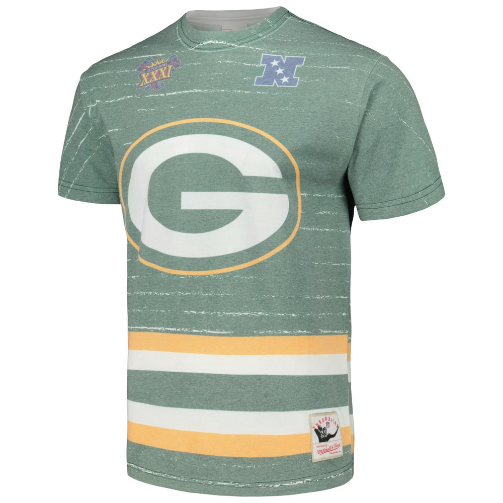 Green Bay Packers Jumbotron 3.0 T-Shirt Green - Mitchell & Ness