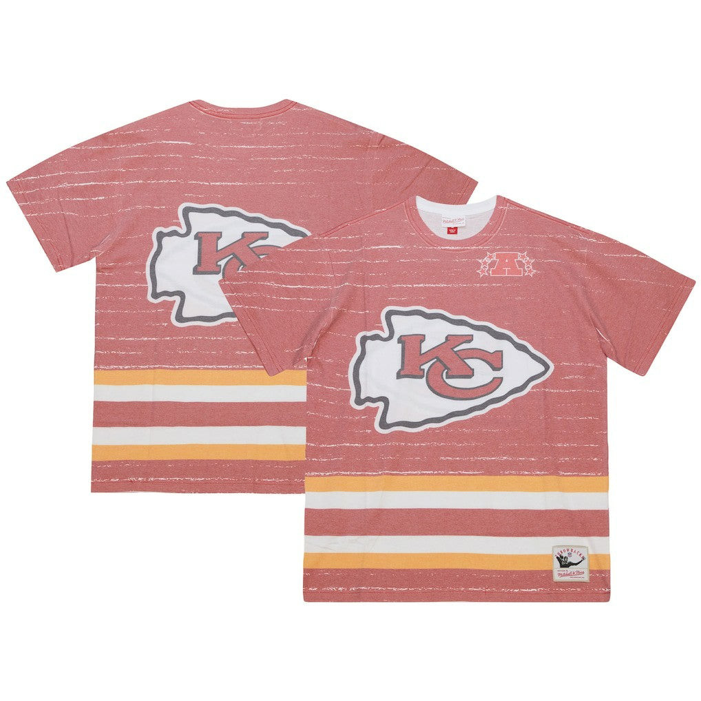 Kansas City Chiefs Jumbotron 3.0 T-Shirt Red - Mitchell & Ness
