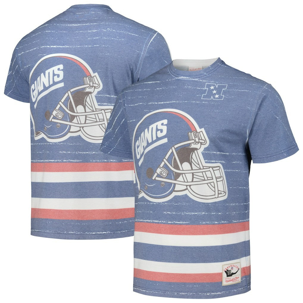 New York Giants Jumbotron 3.0 T-Shirt Royal - Mitchell & Ness
